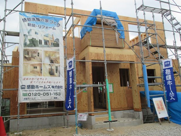 【２×６の家】泉区A様邸新築工事　　～建て方編～