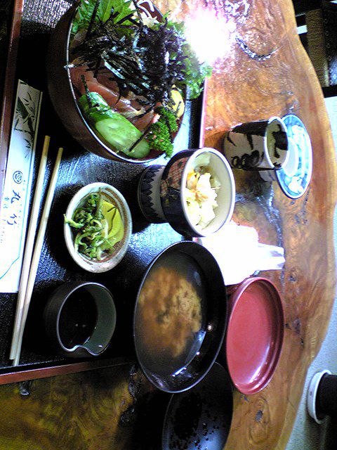 ▲割烹でランチ▼