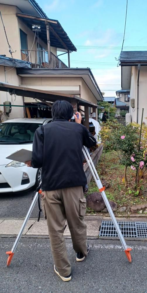 現地調査を行いました。