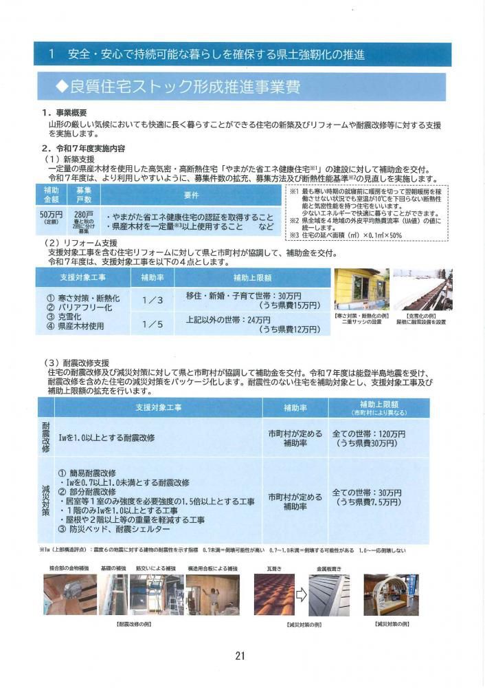 令和7年度の県補助金の予算案