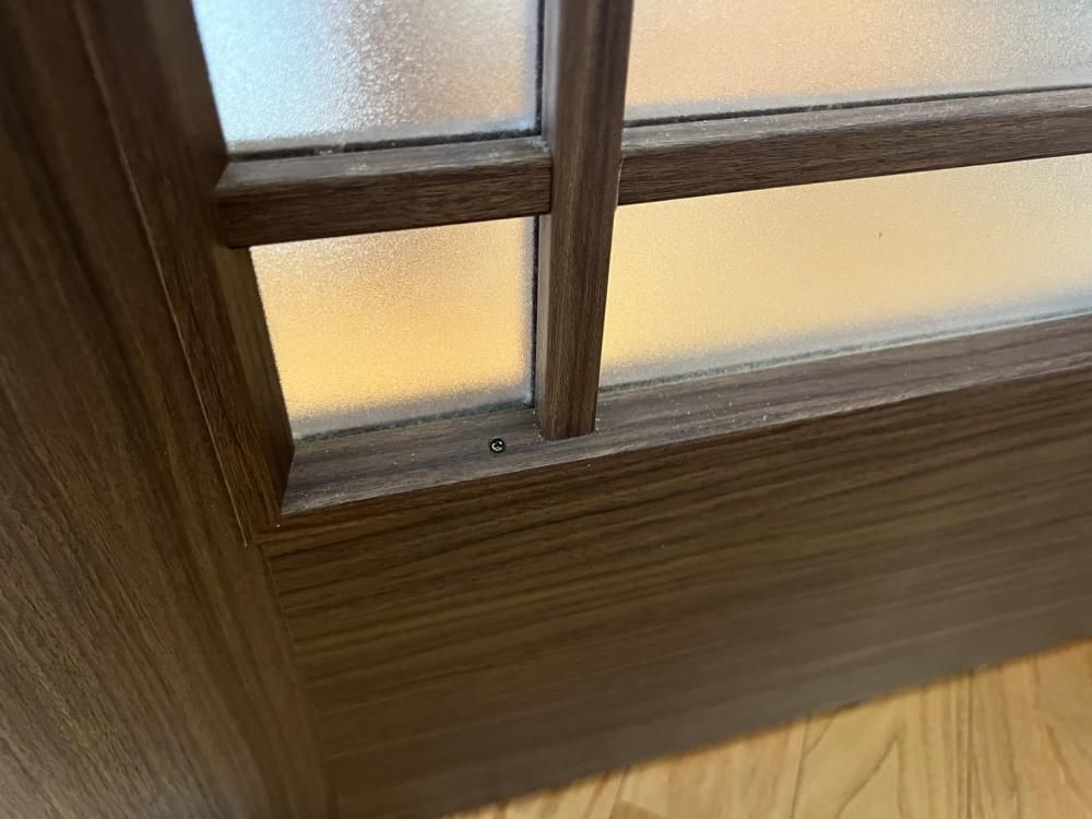 建具の格子を直しました！
