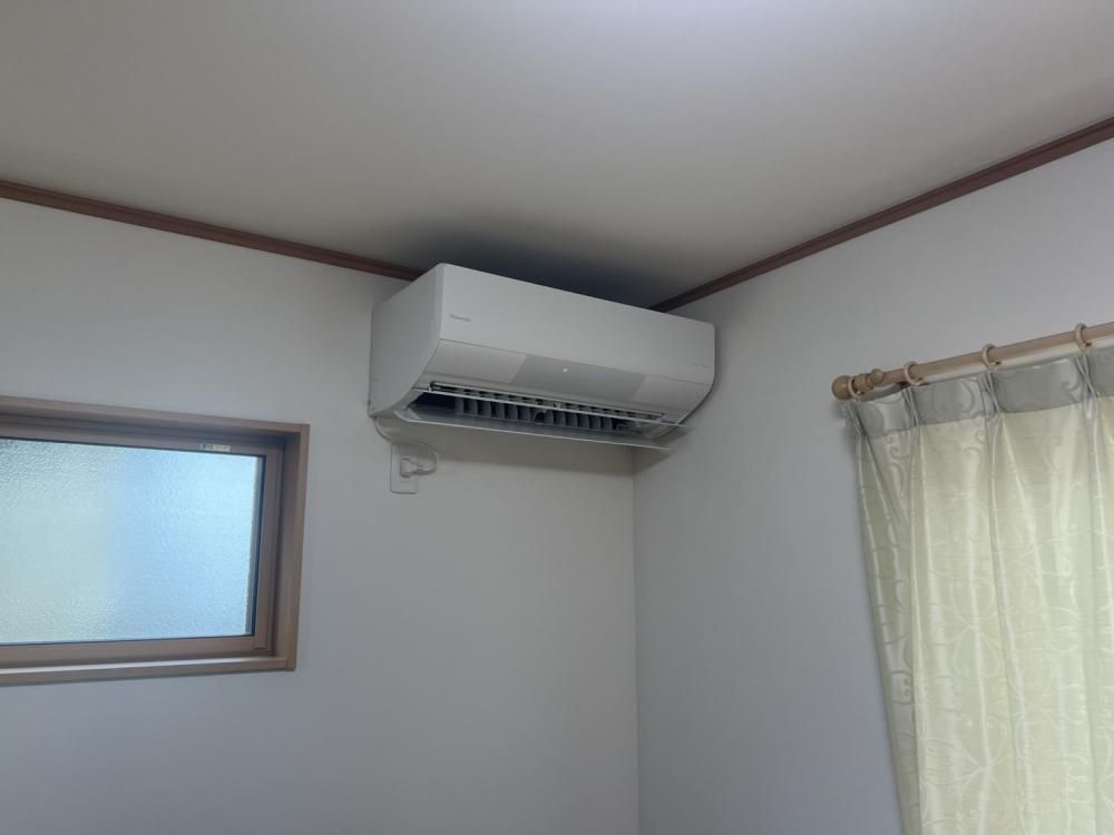 エアコン取付しました