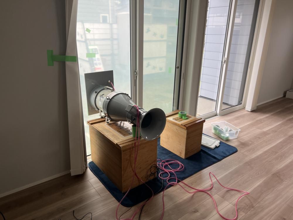 完成気密検査をしました