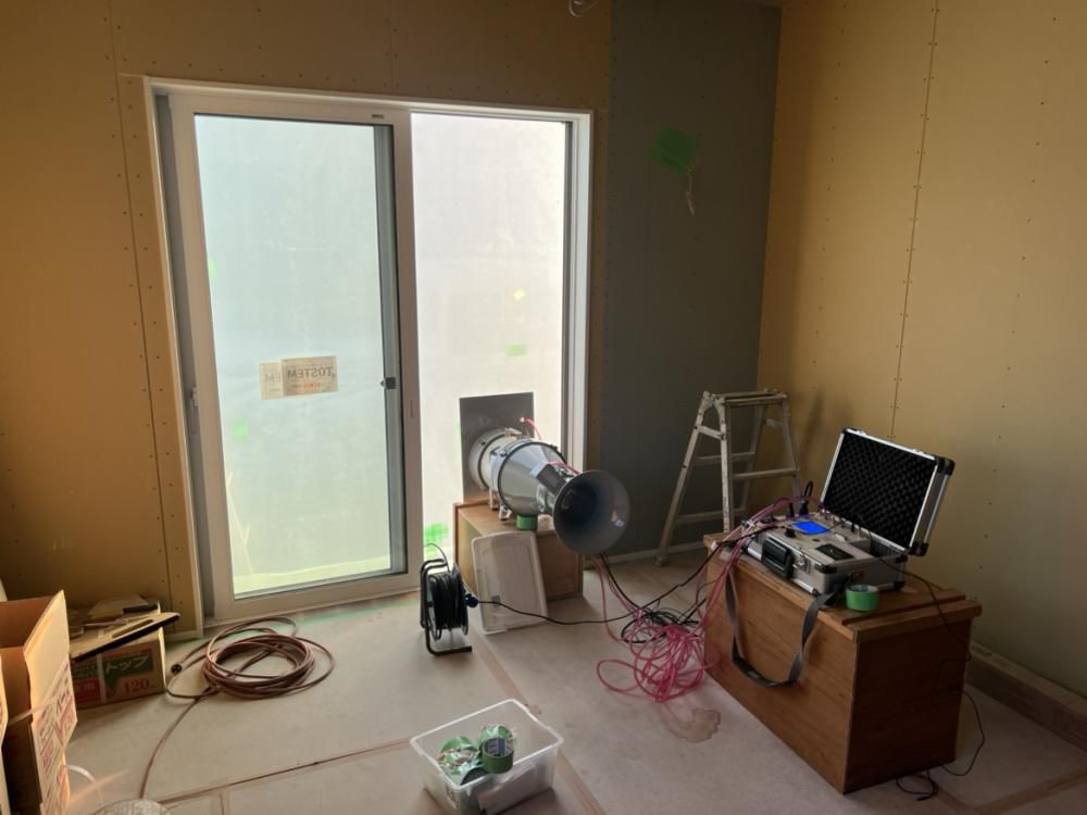 気密検査を行いました！