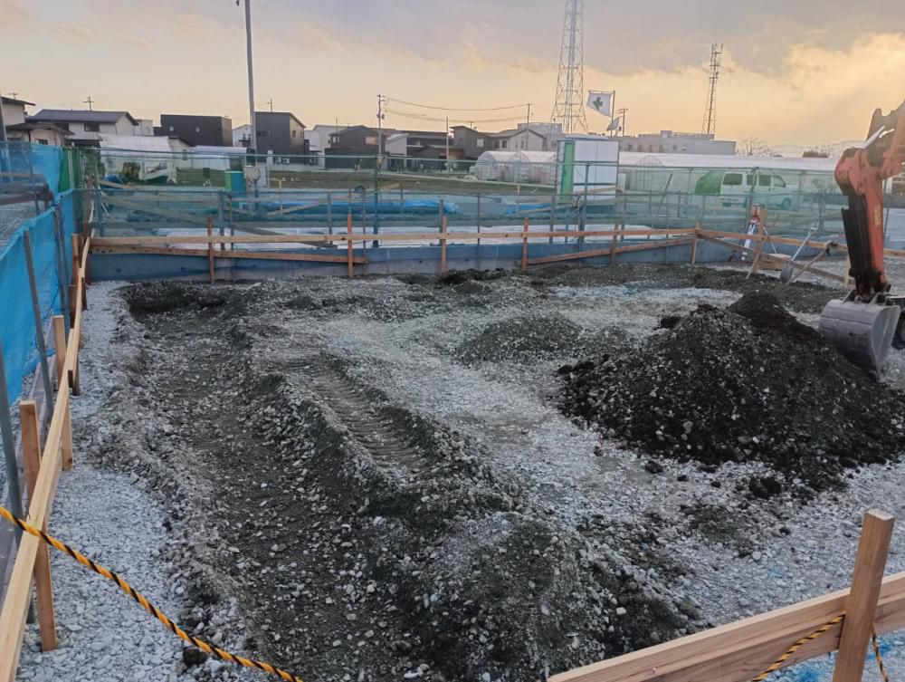 モデルハウス着工しました