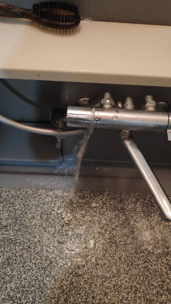 シャワー用バス水栓金具の交換工事