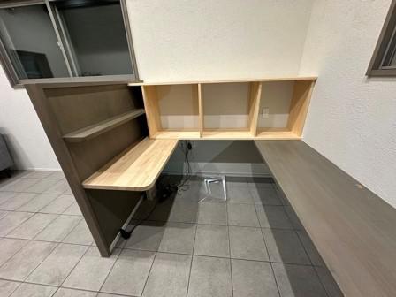 事務所の棚工事