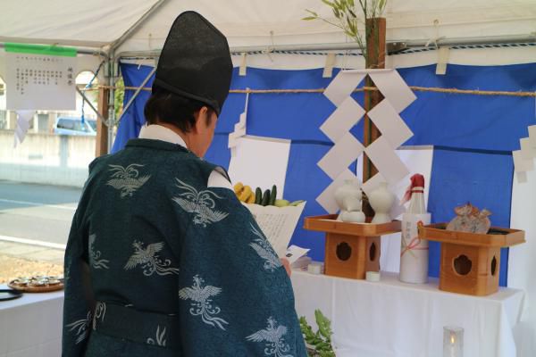 地鎮祭が執り行われました