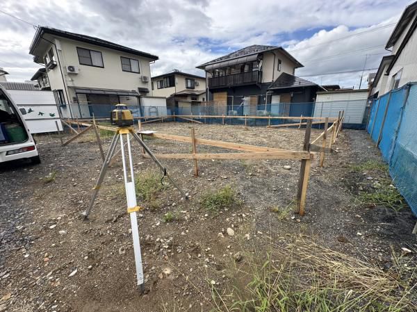新築工事始まりました