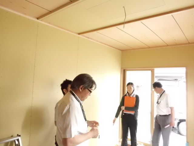 【新築住宅】 上山市石堂K様邸　木工事完了検査
