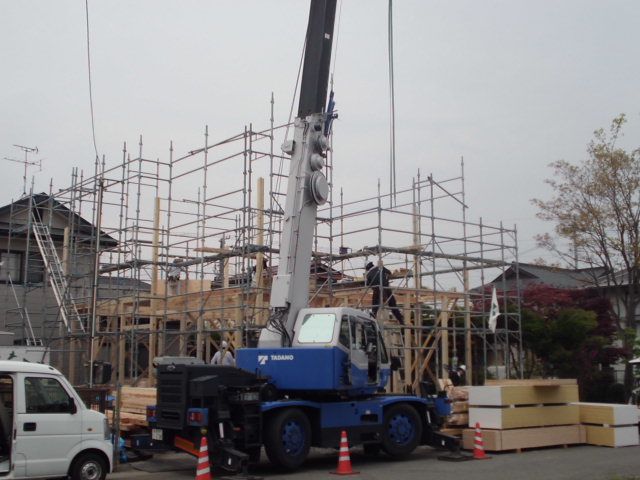 【新築住宅】山形市千歳F様邸　建て方