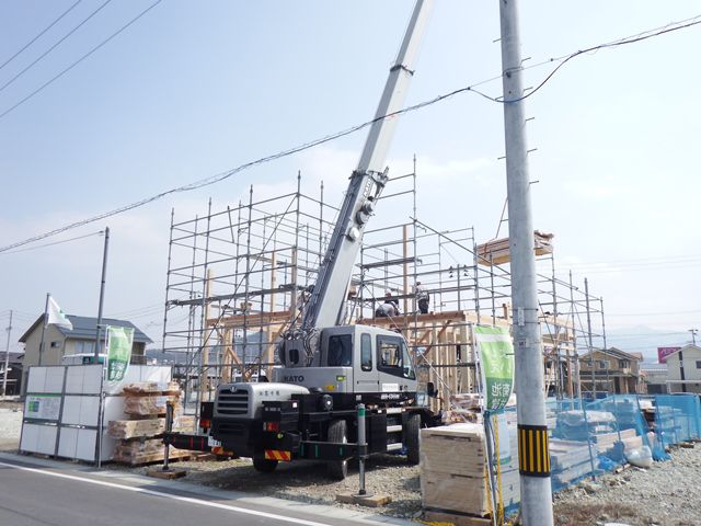 【新築住宅】天童市芳賀 Ｋ様邸　建て方
