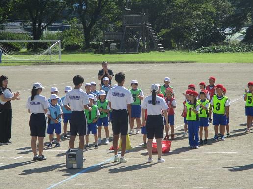 中学校から、お兄さんお姉さんがきています！