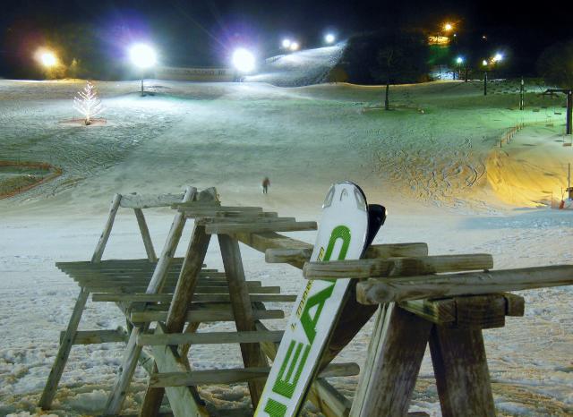 米沢スキー場ラストの滑り