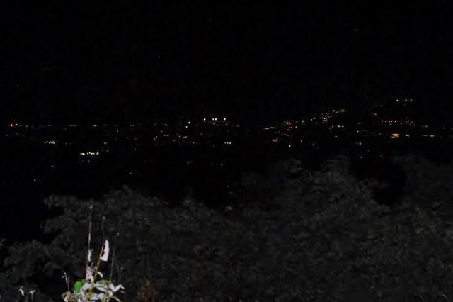 天元台高原から米沢市内の夜景