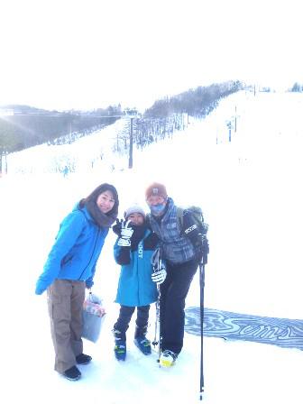 草津温泉スキー場で