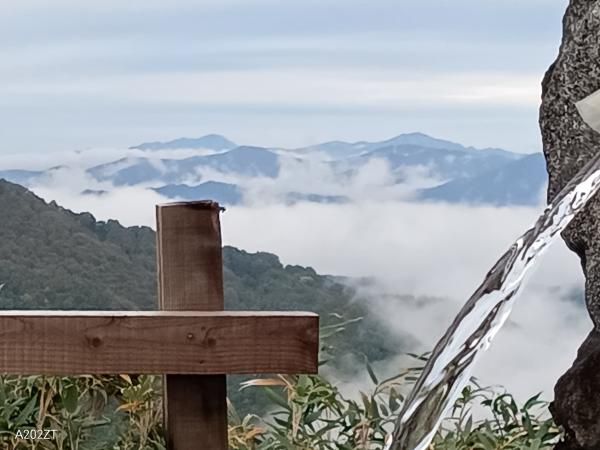 高原駅から飯豊山