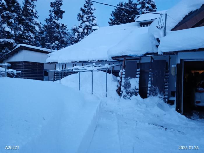 また除雪です