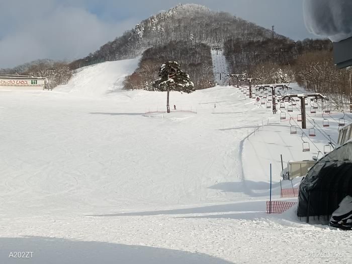 スキー授業が終わって