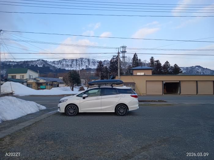 興譲館バス停前から斜平山（なでらやま）