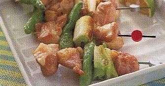 〔お肉屋さんのお料理レシピ〕　鶏の串焼き
