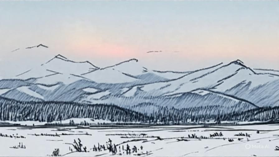 今日からまた大雪の予報がでています　昨日の夕方はグッと冷え込みましたが西の空も穏やかな夕日にそまりました　東の山なみを撮影しＡＩで絵画風に創り変えてみました　遊びながら冬を乗り切ろうと暇を持て余して遊んでいます 今朝の新聞にＡＩは人間を超えるかとの特集記事が掲載さいれていました　人間社会の未来はどうなっていくのだろうか