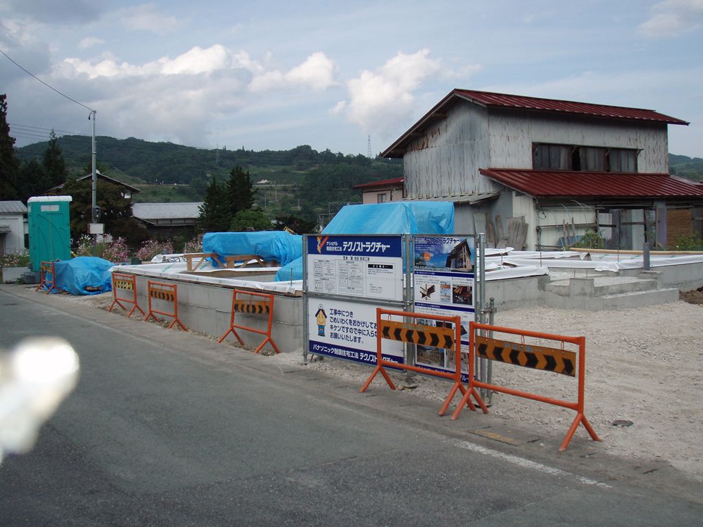 西川町 Ａ様邸-1 基礎工事・・・