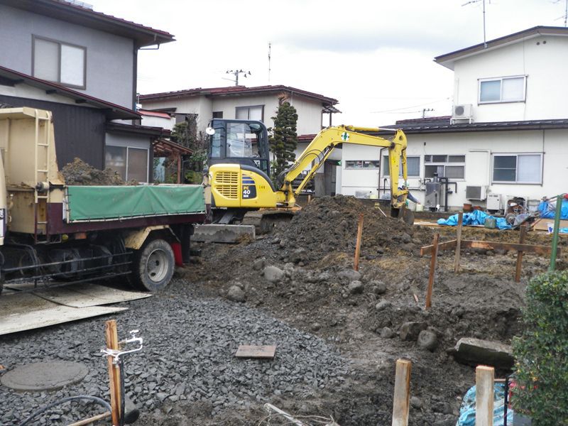 山形市 Ｓ様邸-02 基礎工事開始