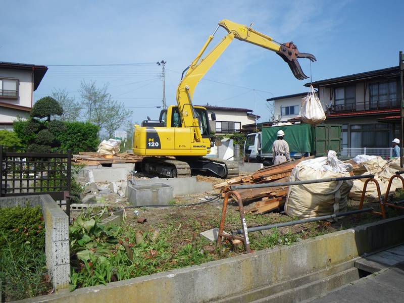 山形市Ｎ町 Ｋ様邸-03 解体も間もなく・・・