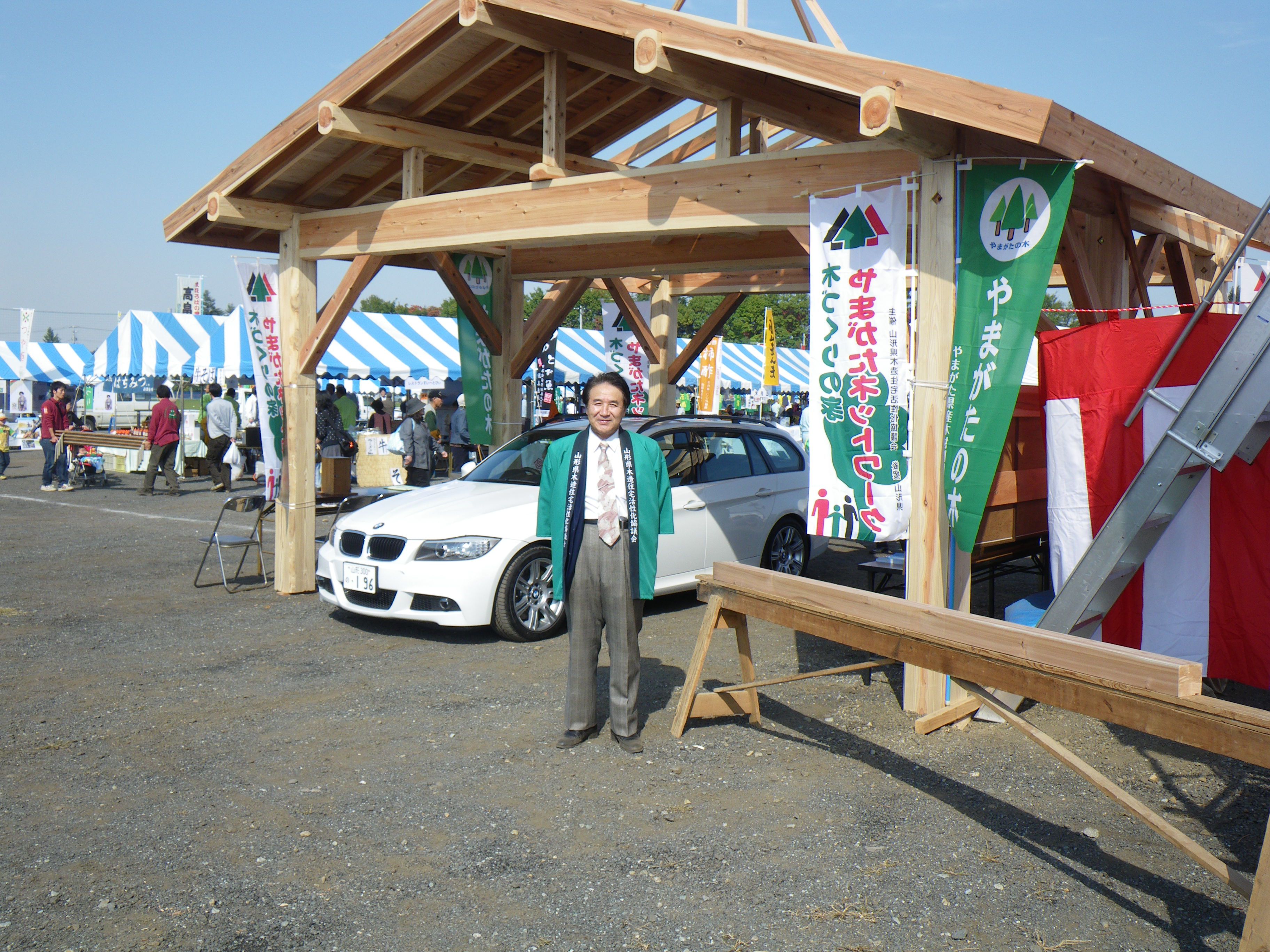 木づくりの車庫を６０万円で!!