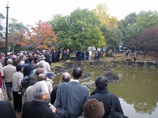 奈良東大寺の鏡池もＥＭ技術による水の浄化！