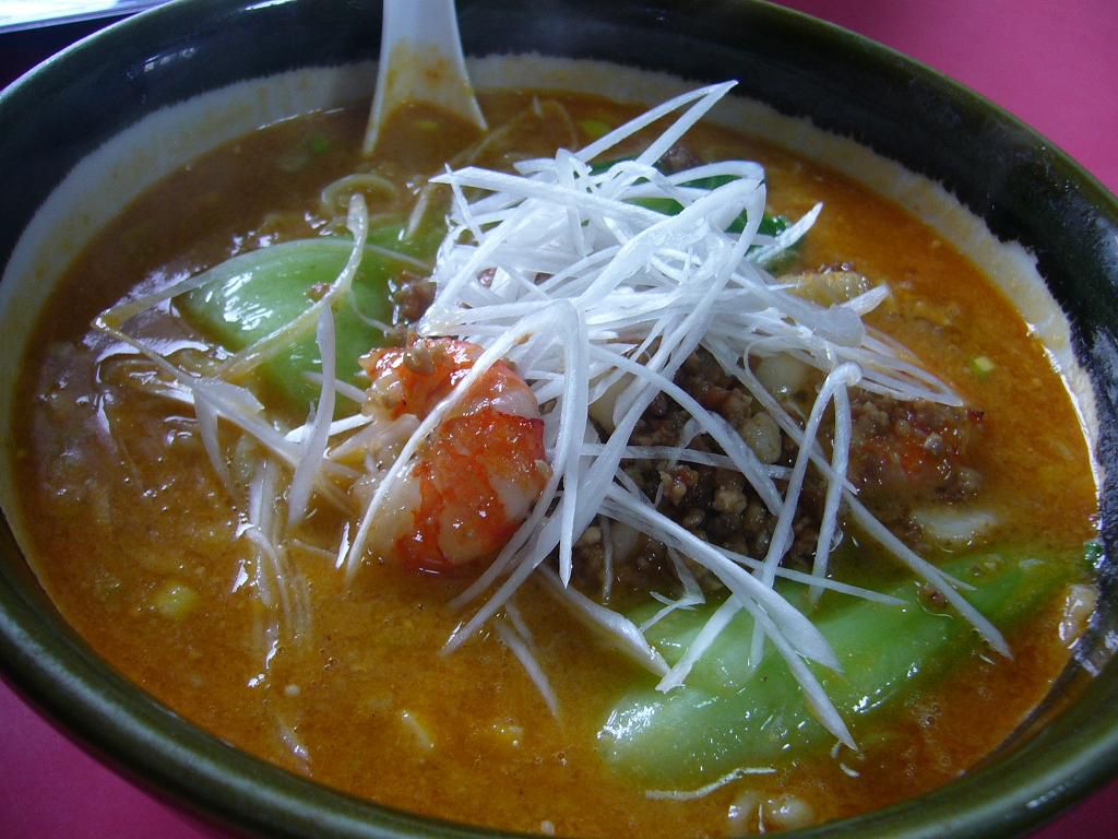 mistarboo「上山市　中華ほうらいのエビ坦々ラーメン」