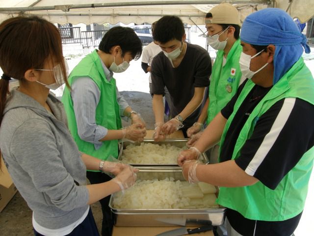 災害支援（炊き出し）石巻市内　第７回