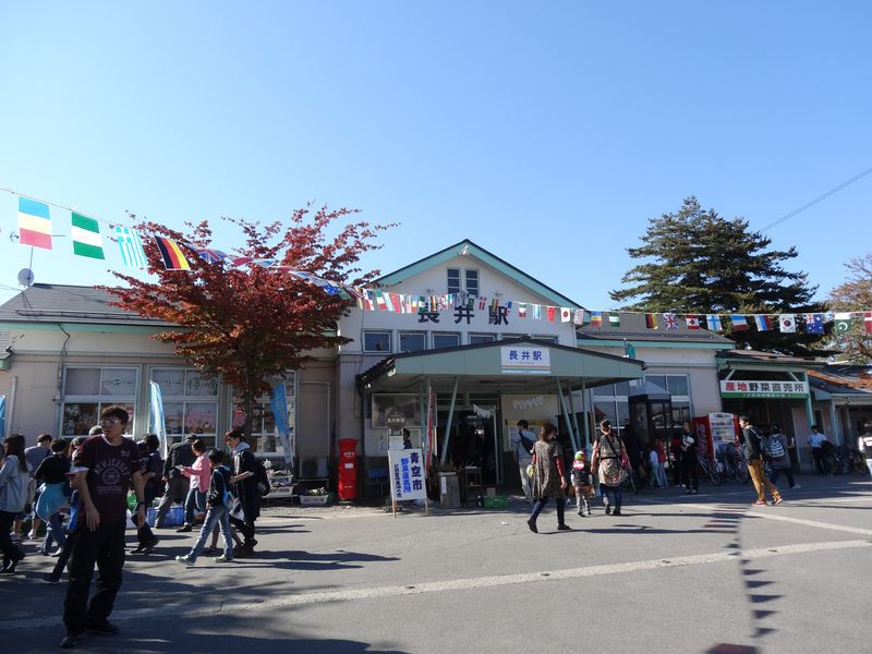 秋空のもとフラワー長井線祭り＆八食祭＆スマイルプロジェクト終了！