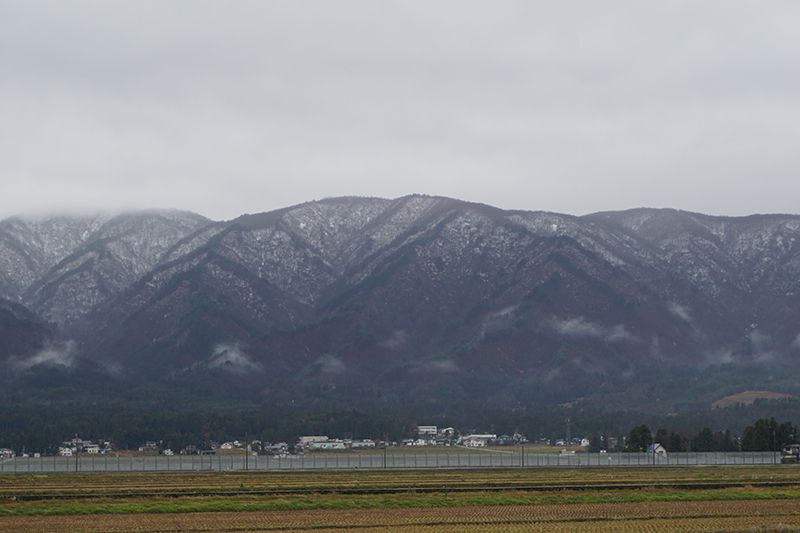 長井の初冬の景色