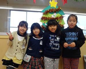 今日はクリスマス会♪♪　（長井市中央北学童クラブ）