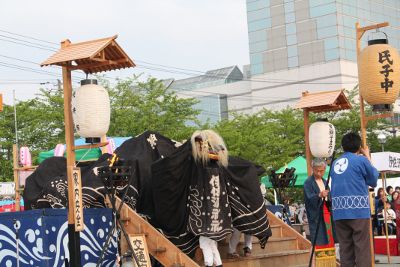 【第22回ながい黒獅子まつり～上伊佐沢 伊佐沢神社】