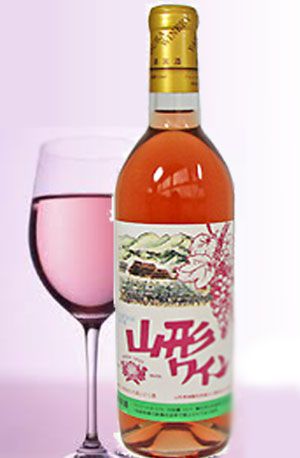 【お月見にはピンクのワイン！】