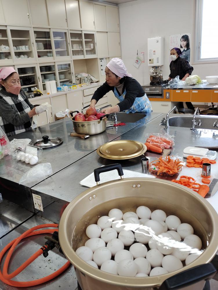 ふれあい給食サービス　準備