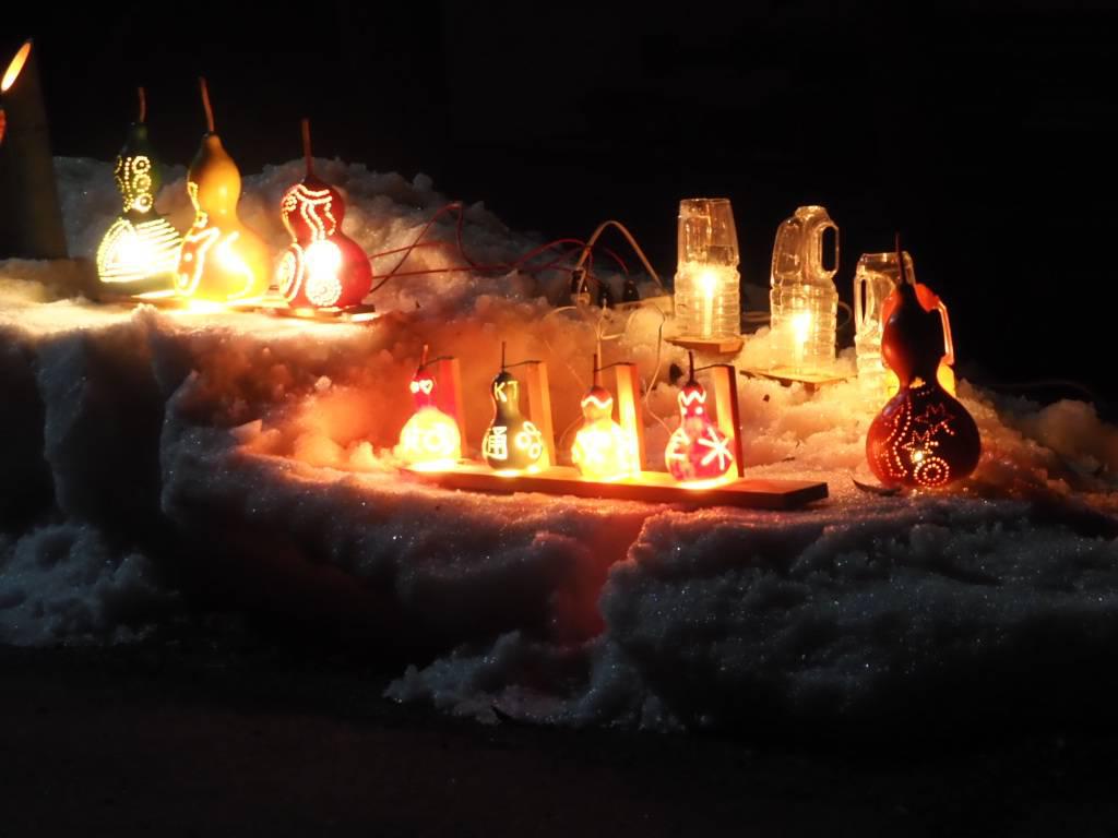 雪灯籠交通安全祈願 1