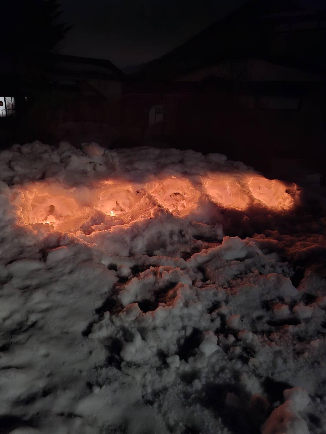 雪灯籠交通安全祈願 2