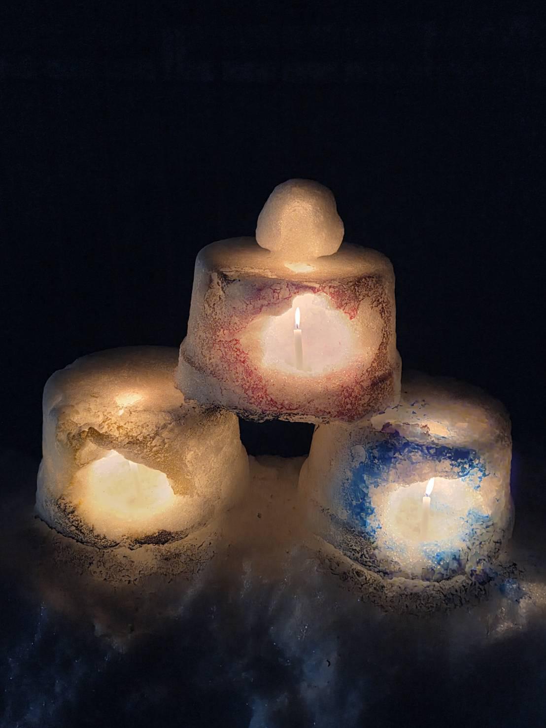 雪灯籠交通安全祈願 3