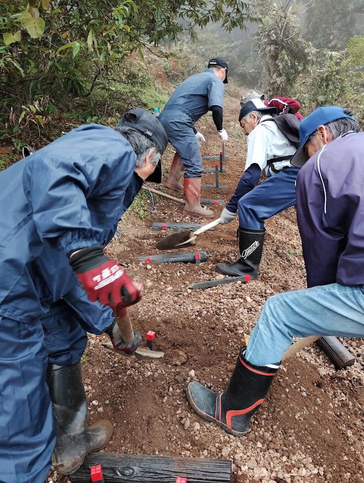 岩部山遊歩道整備、文化祭1