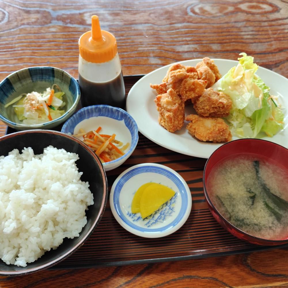 からあげ定食！
