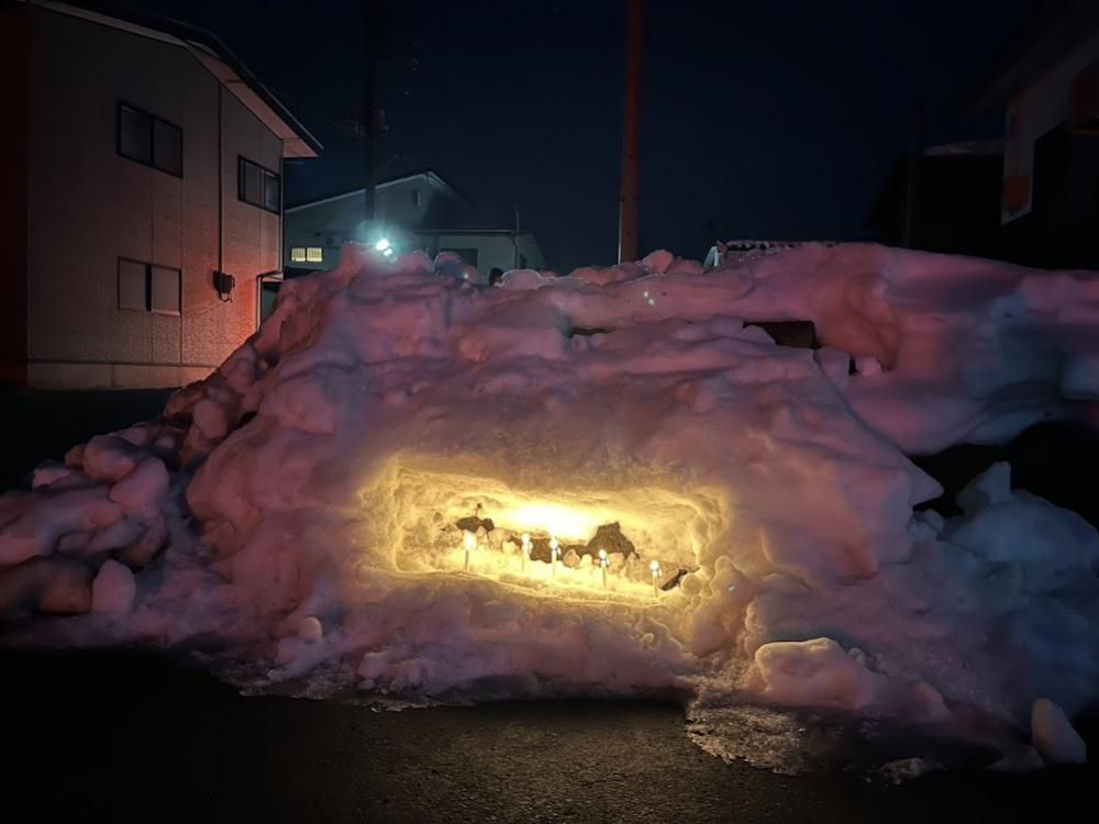 雪灯籠交通安全祈願 4