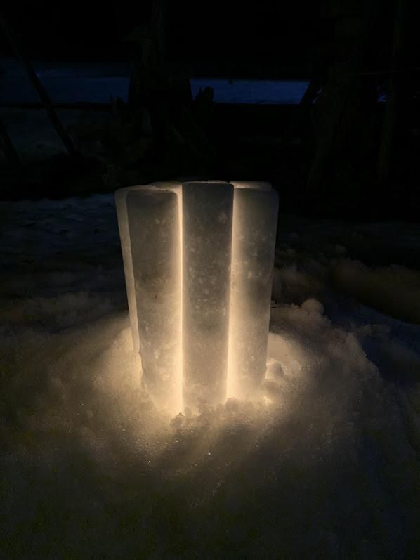 雪灯籠交通安全祈願 5