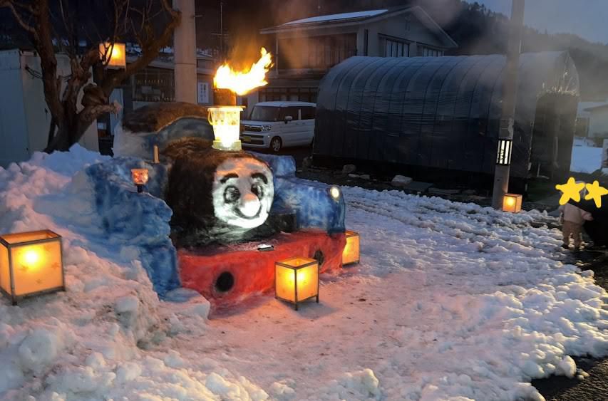 雪灯籠交通安全祈願 6