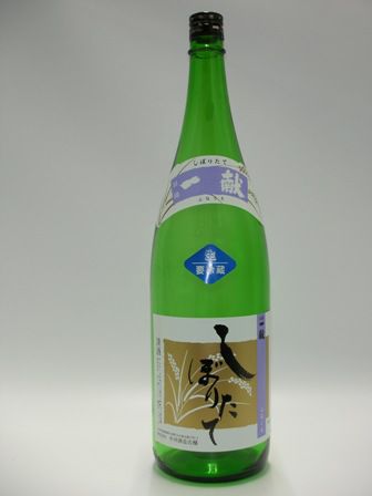 羽陽一献　しぼりたて生酒