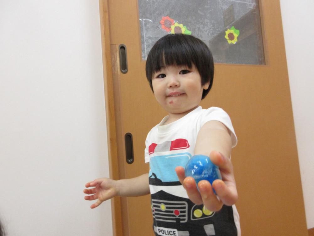 うめ組の夏　～感触遊び～