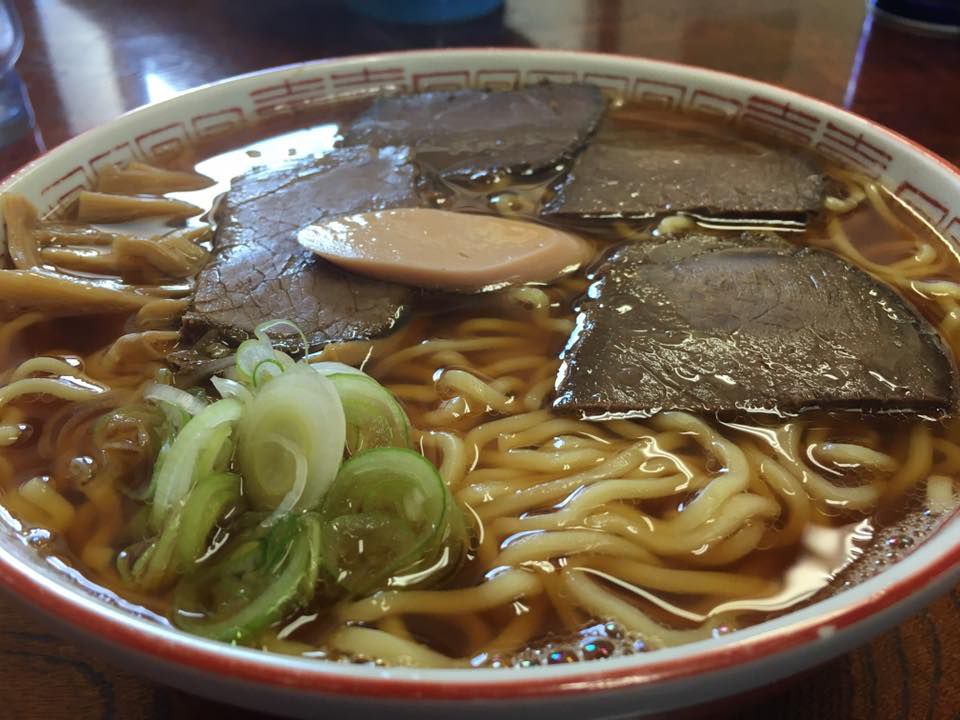 長井市《かめや》馬肉ラーメン